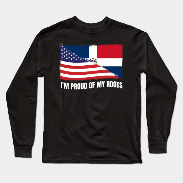 Proud Dominicana Flag, Republica dominicana gift heritage, Dominican girl Boy Friend dominicano Long Sleeve T-Shirt by JayD World